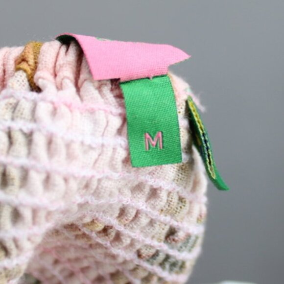 Farm Rio Pink Samba Dos Coqueiros Printed Linen Crop Top Size Medium NWT - Picture 6 of 12